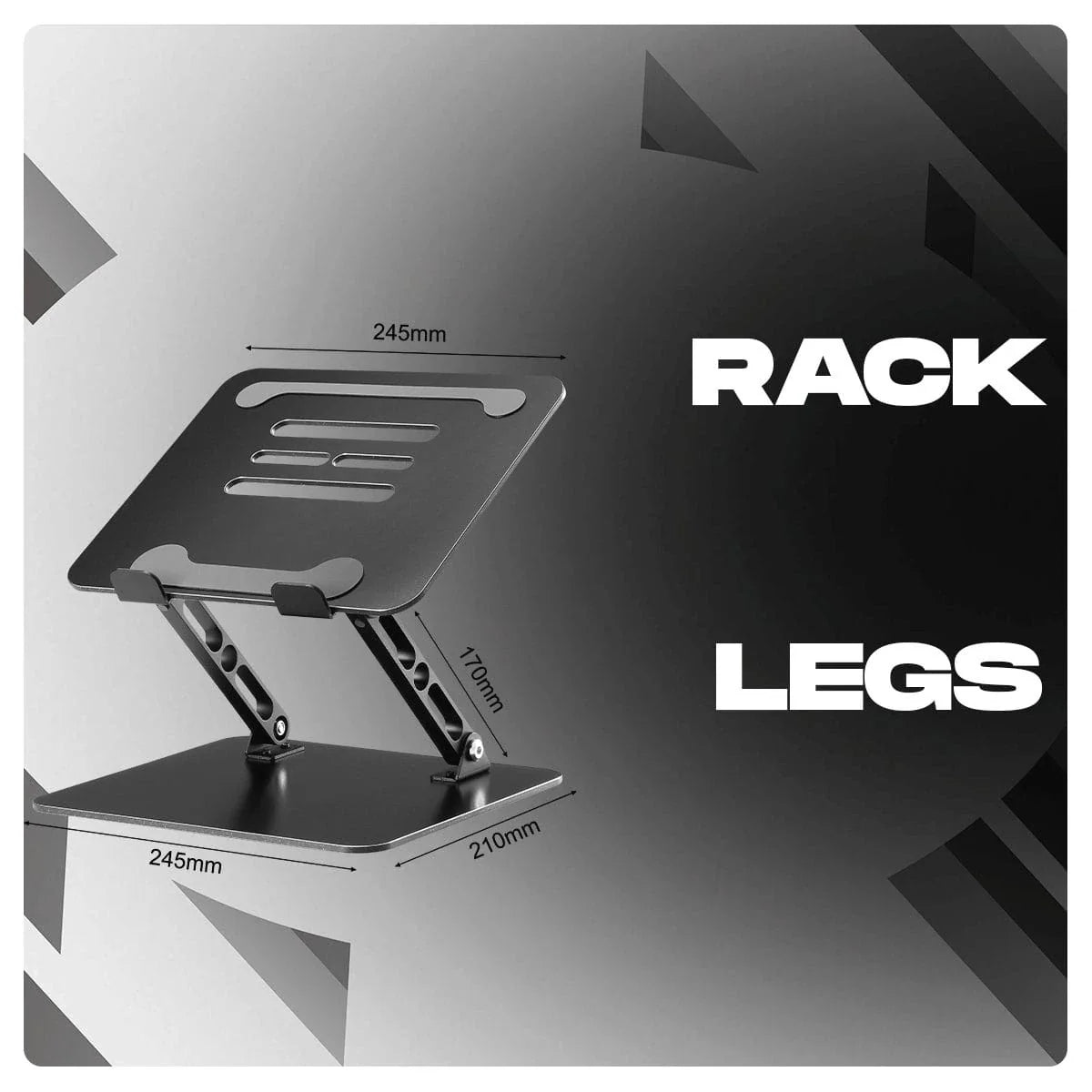 Tuneec laptop Stand Full Metallic And Foldable